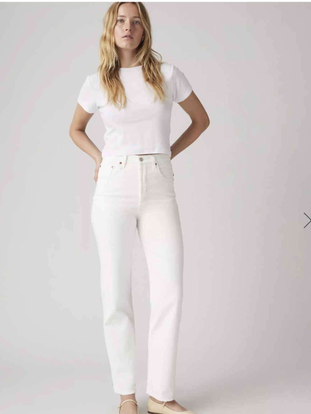 Levi's Womens Premium Wedgie Ribcage Straight Ankle Jeans